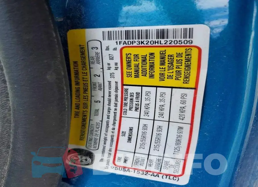 1FADP3K20HL220509 Photo# 12