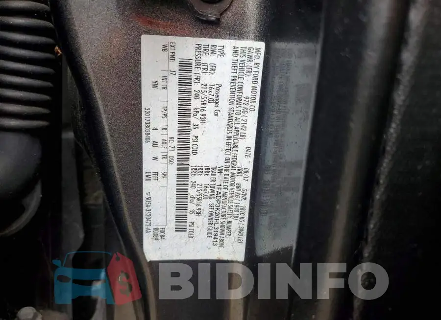 1FADP3K20HL319413 Photo# 12