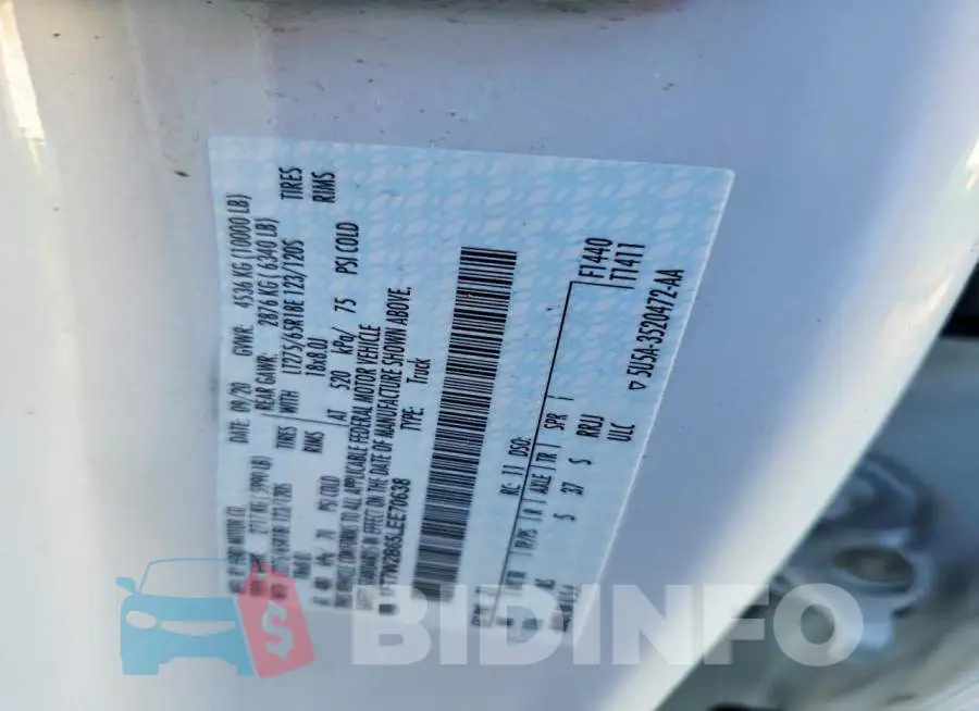 1FT7W2B65LEE70638 Photo# 12