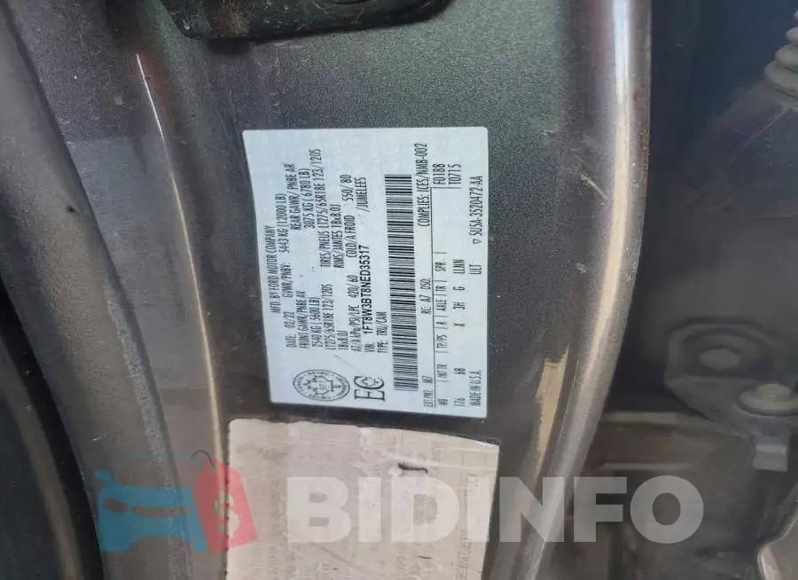 1FT8W3BT8NED35317 Photo# 12