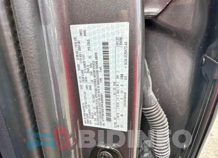 1FTFW1E81PFA95091 Photo# 10