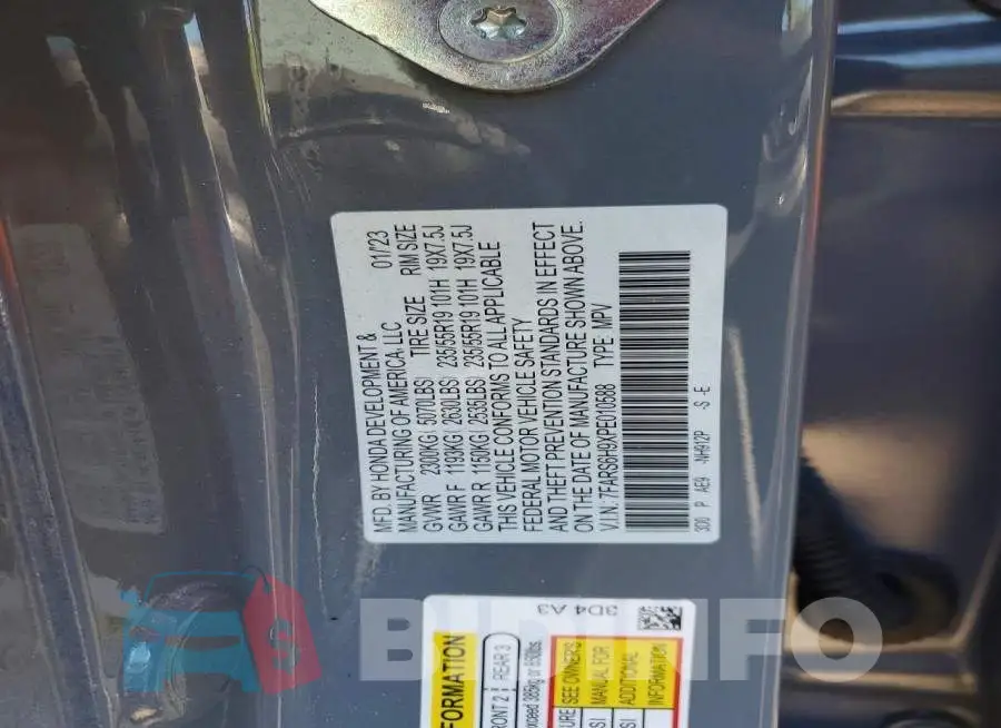 7FARS6H9XPE010588 Photo# 12