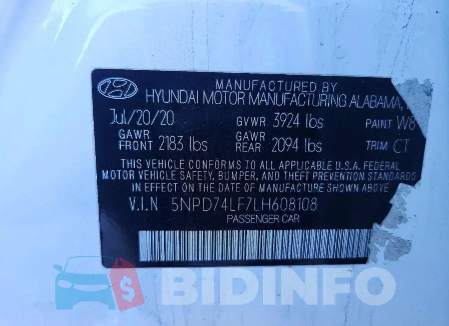 5NPD74LF7LH608108 Photo# 13