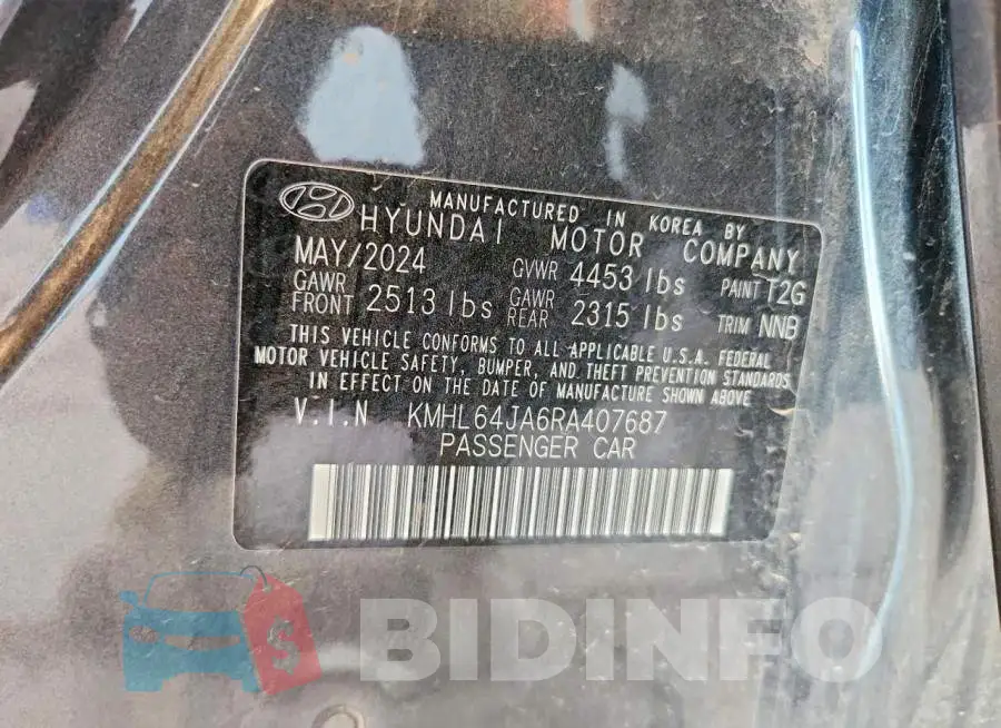 KMHL64JA6RA407687 Photo# 13