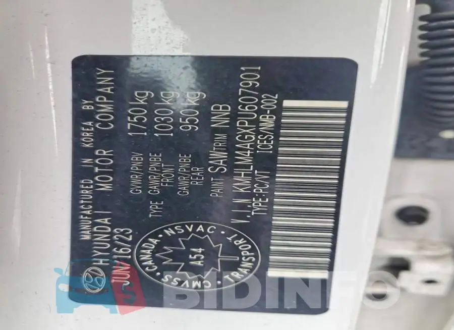 KMHLM4AGXPU607901 Photo# 12