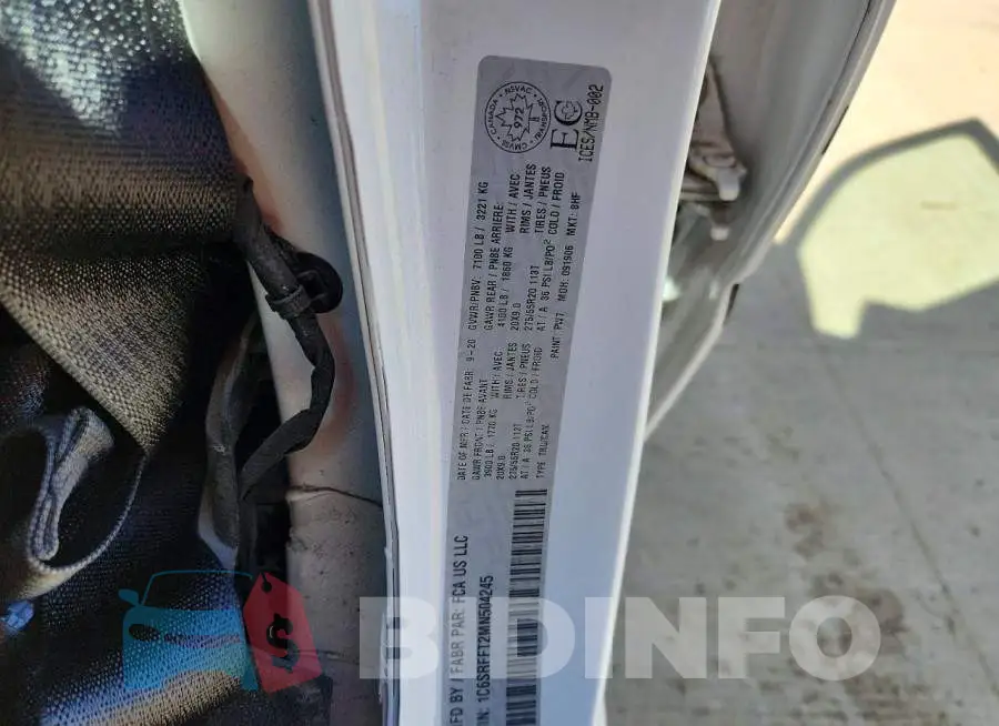 1C6SRFFT2MN504245 Photo# 13