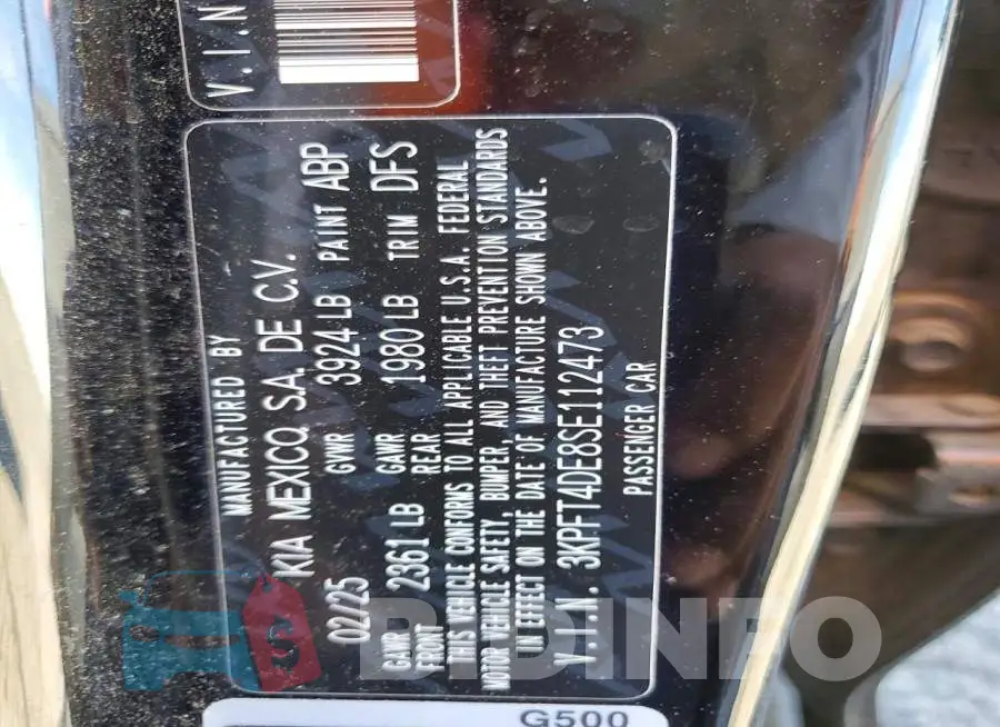 3KPFT4DE8SE112473 Photo# 12