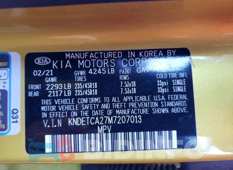 KNDETCA27M7207013 Photo# 12