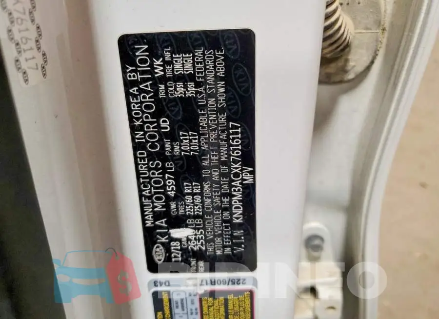 KNDPM3ACXK7616117 Photo# 12