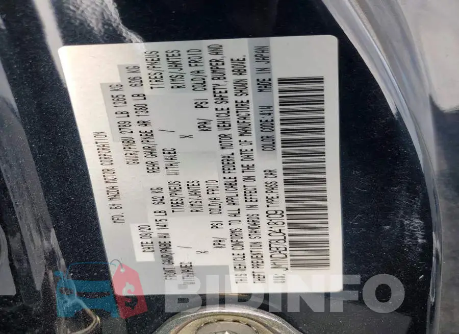 JM1NDAB78L0418109 Photo# 13