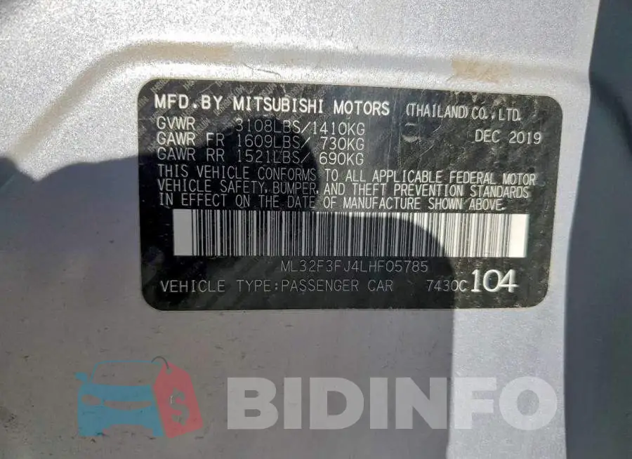 ML32F3FJ4LHF05785 Photo# 13