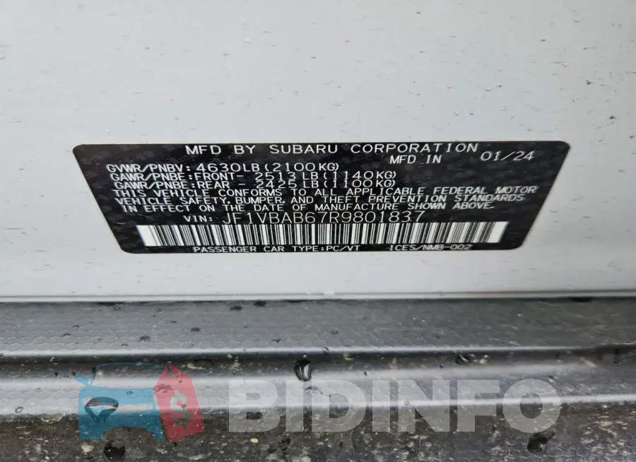 JF1VBAB67R9801837 Photo# 12