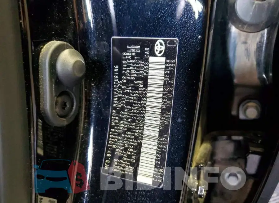 5YFB4MDE5SP288357 Photo# 13