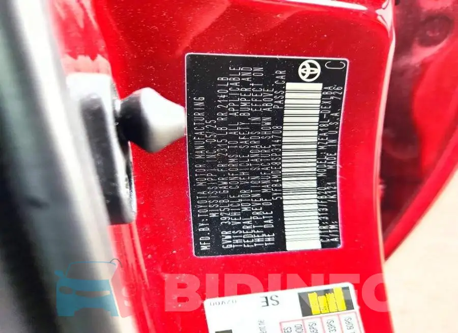 5YFB4MDE8SP314708 Photo# 13