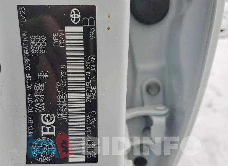 JTDBDMHEXT3029318 Photo# 13