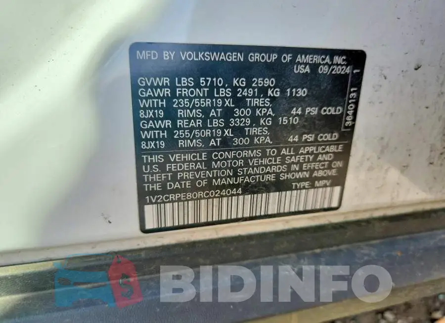 1V2CRPE80RC024044 Photo# 13