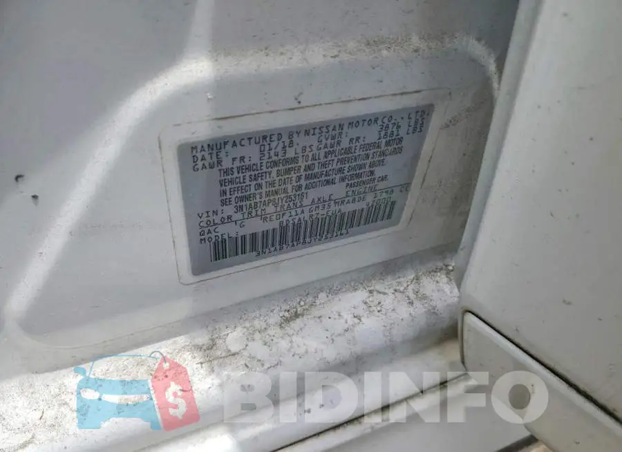 3N1AB7AP8JY253161 Photo# 12