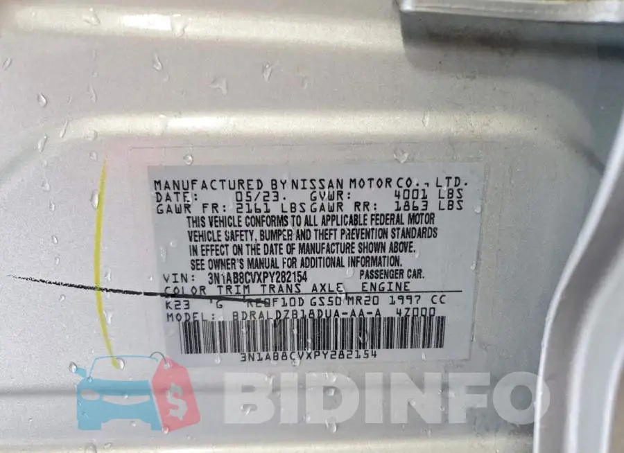 3N1AB8CVXPY282154 Photo# 13