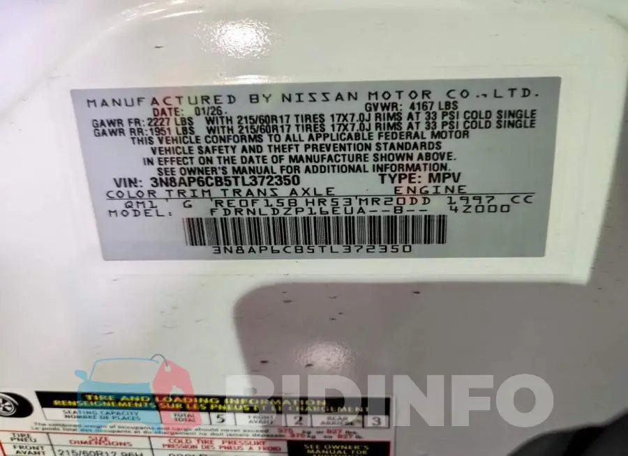 3N8AP6CB5TL372350 Photo# 13
