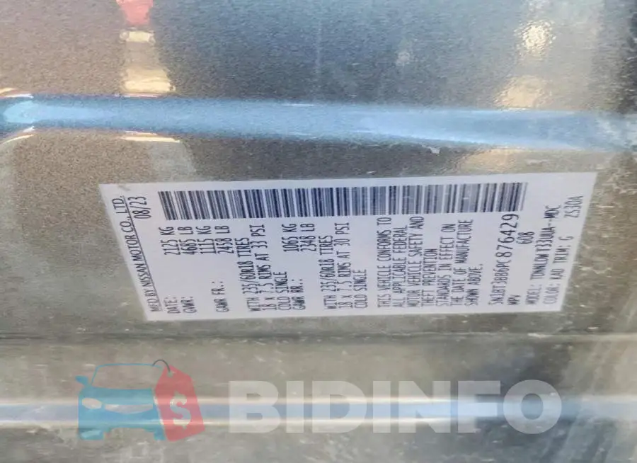 5N1BT3BB6PC876429 Photo# 13