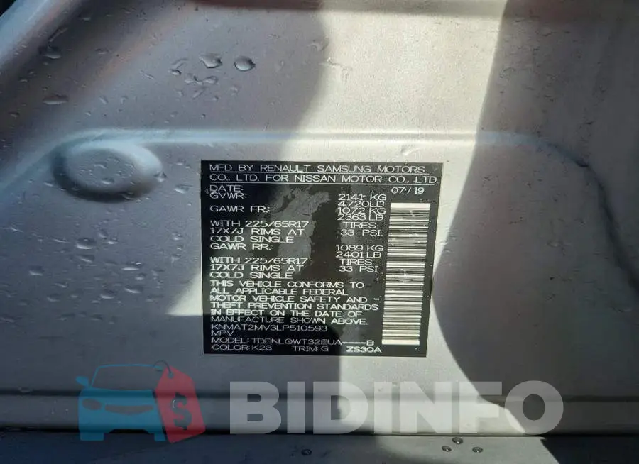 KNMAT2MV3LP510593 Photo# 12