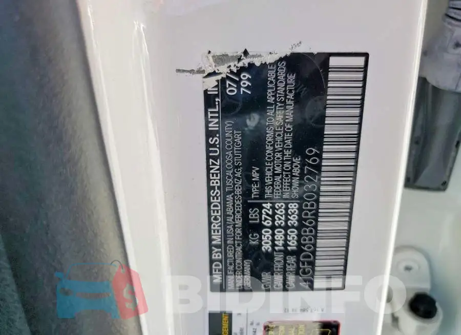 4JGFD6BB6RB032769 Photo# 13