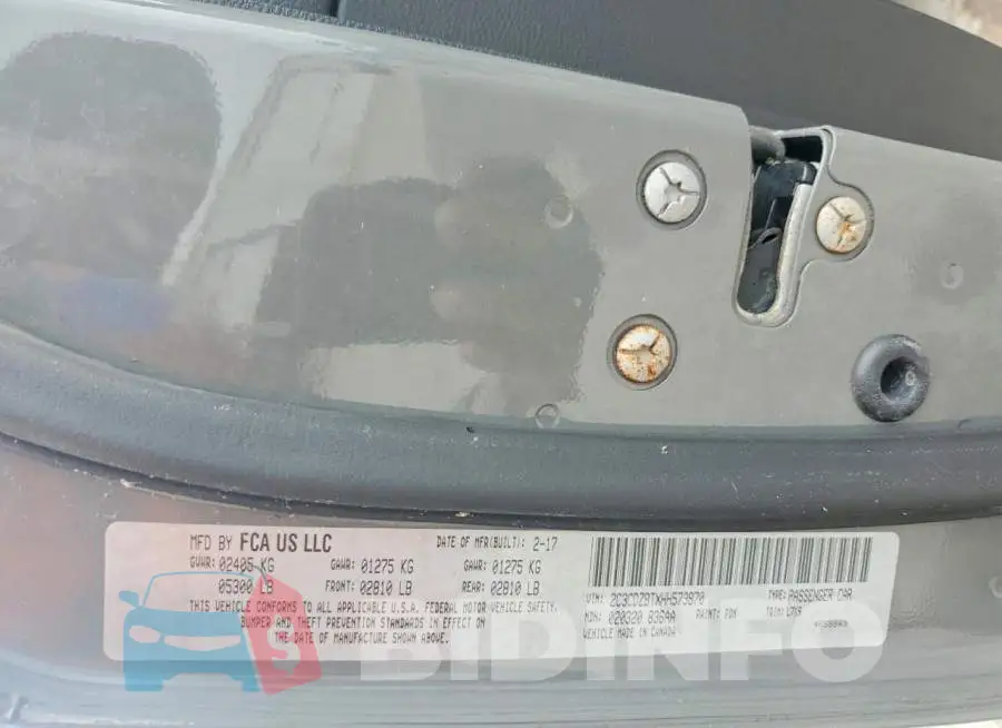2C3CDZBTXHH573870 Photo# 13