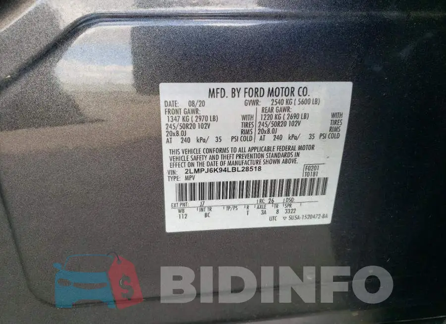 2LMPJ6K94LBL28518 Photo# 13