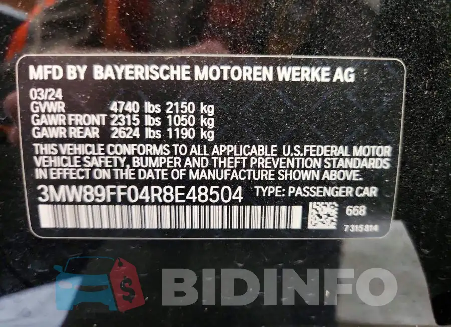 3MW89FF04R8E48504 Photo# 13