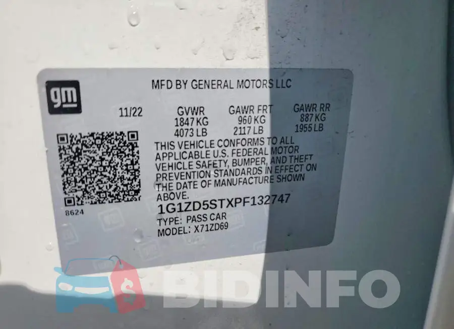 1G1ZD5STXPF132747 Photo# 13