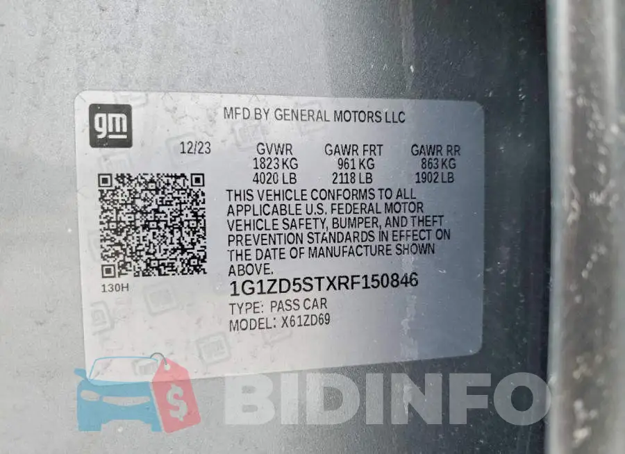 1G1ZD5STXRF150846 Photo# 12