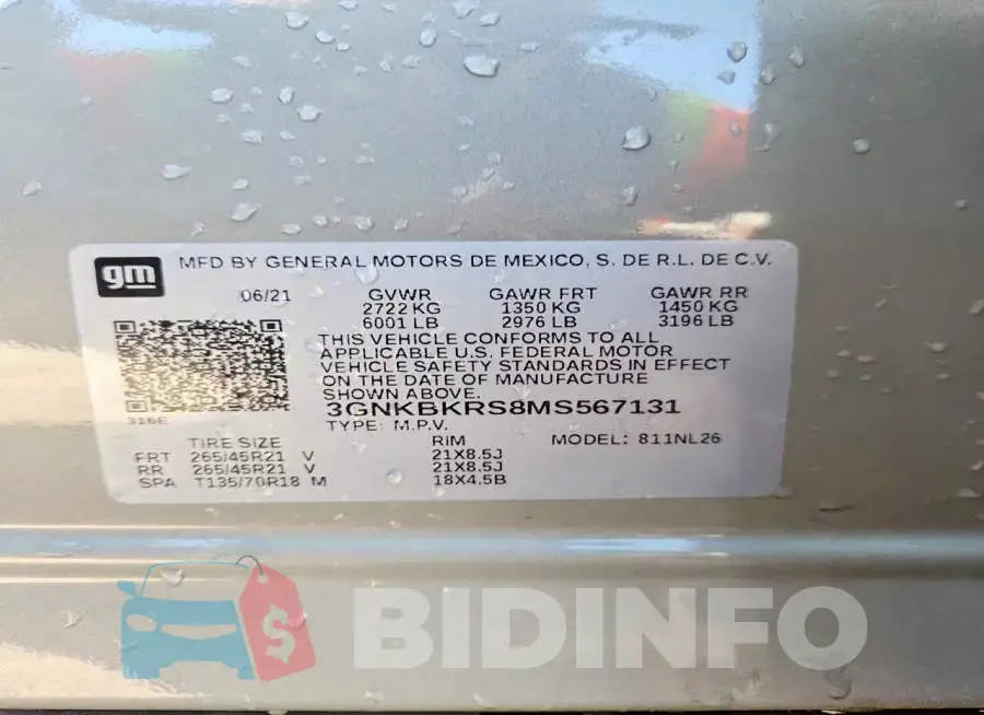 3GNKBKRS8MS567131 Photo# 13