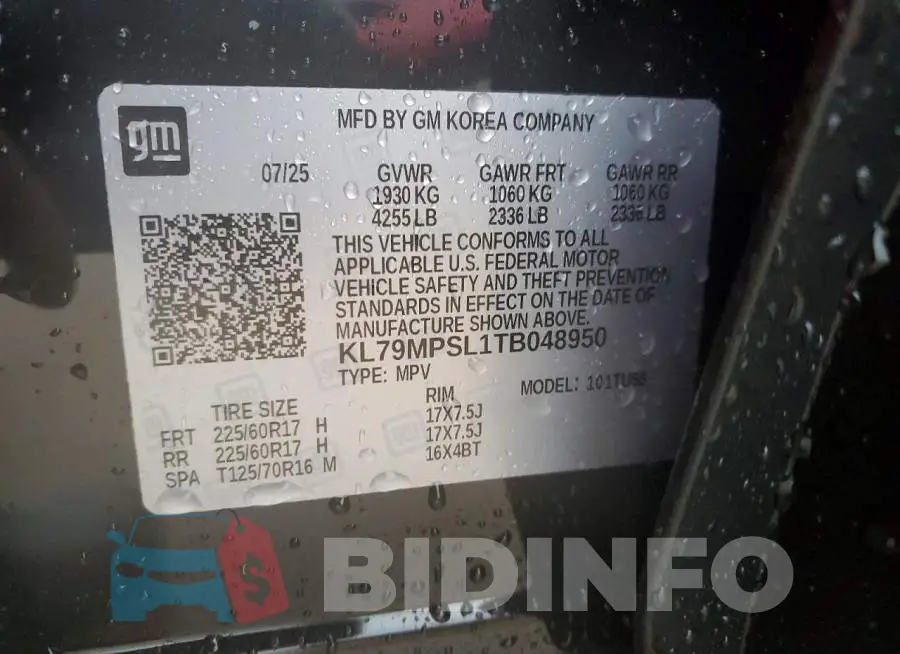 KL79MPSL1TB048950 Photo# 13
