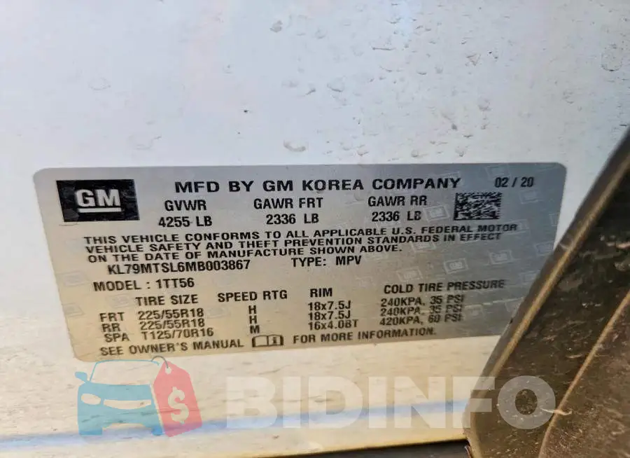 KL79MTSL6MB003867 Photo# 12