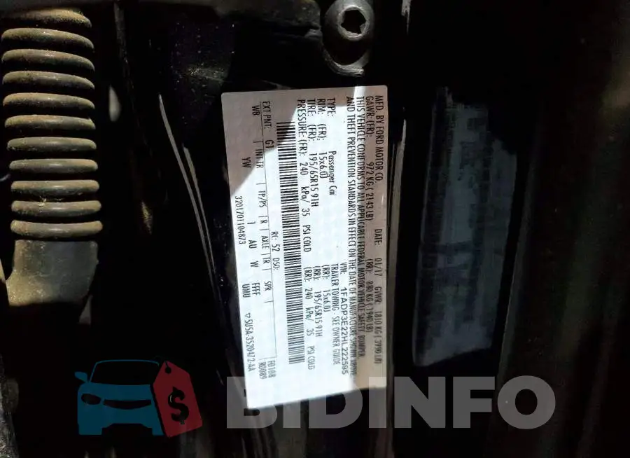 1FADP3E22HL222595 Photo# 12