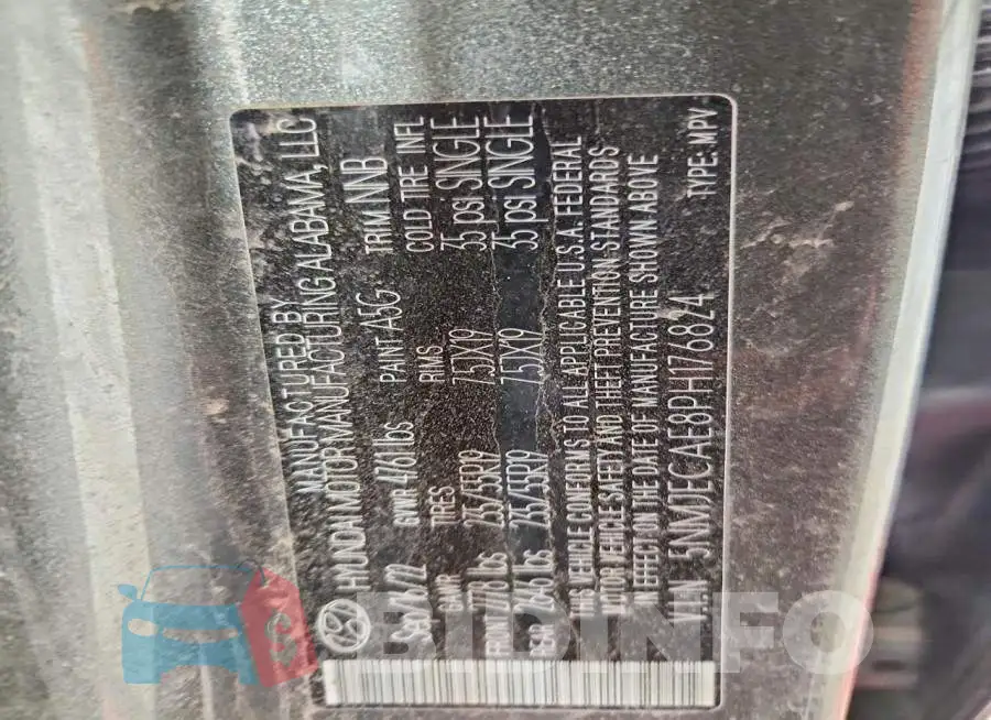 5NMJECAE8PH176824 Photo# 12