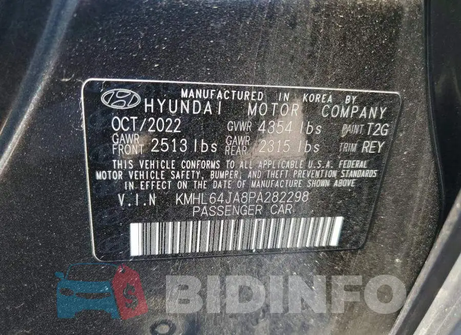 KMHL64JA8PA282298 Photo# 12
