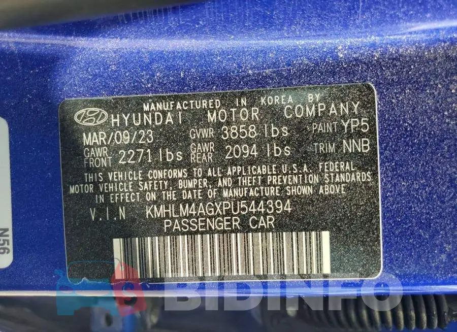 KMHLM4AGXPU544394 Photo# 12