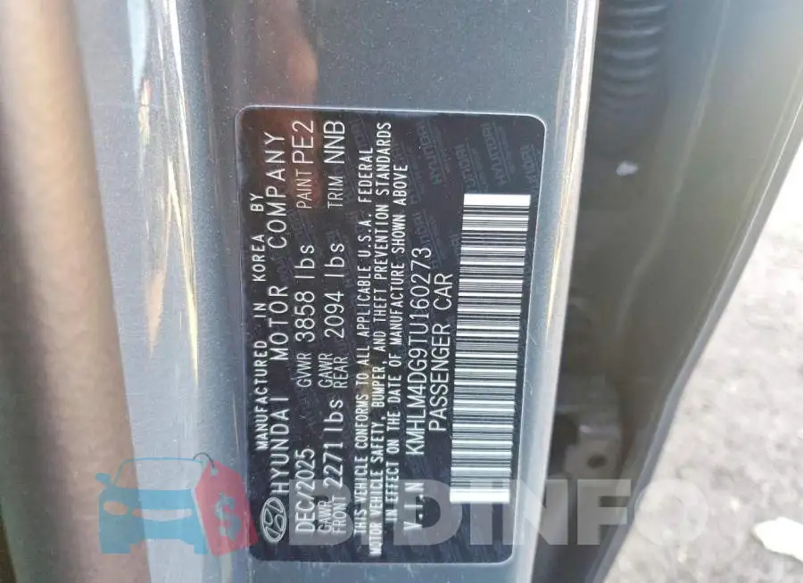 KMHLM4DG9TU160273 Photo# 12
