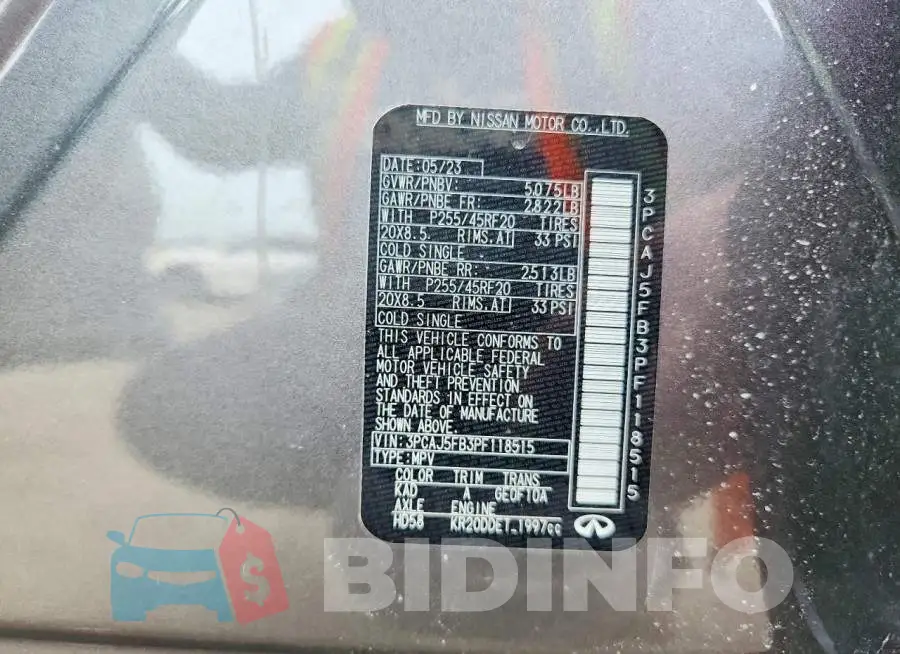 3PCAJ5FB3PF118515 Photo# 13