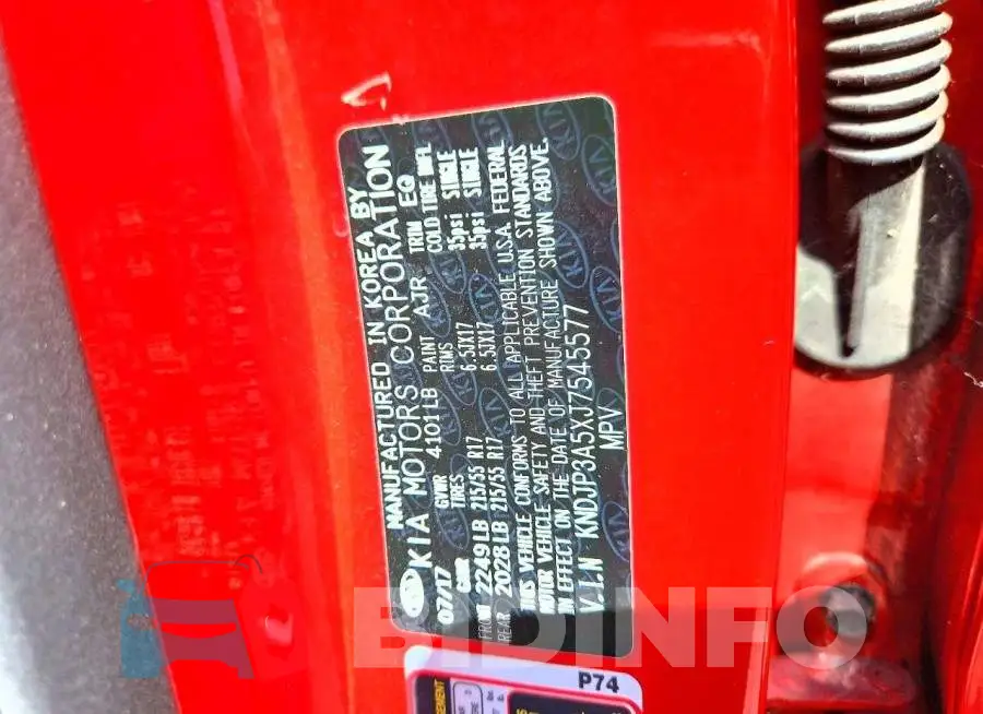 KNDJP3A5XJ7545577 Photo# 13
