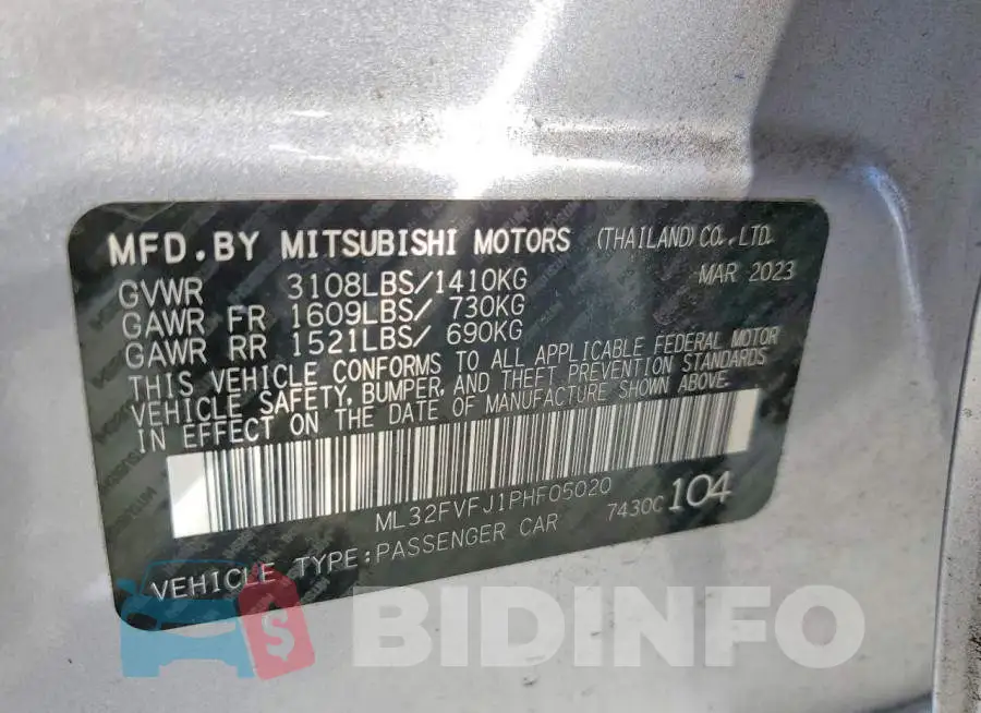 ML32FVFJ1PHF05020 Photo# 13