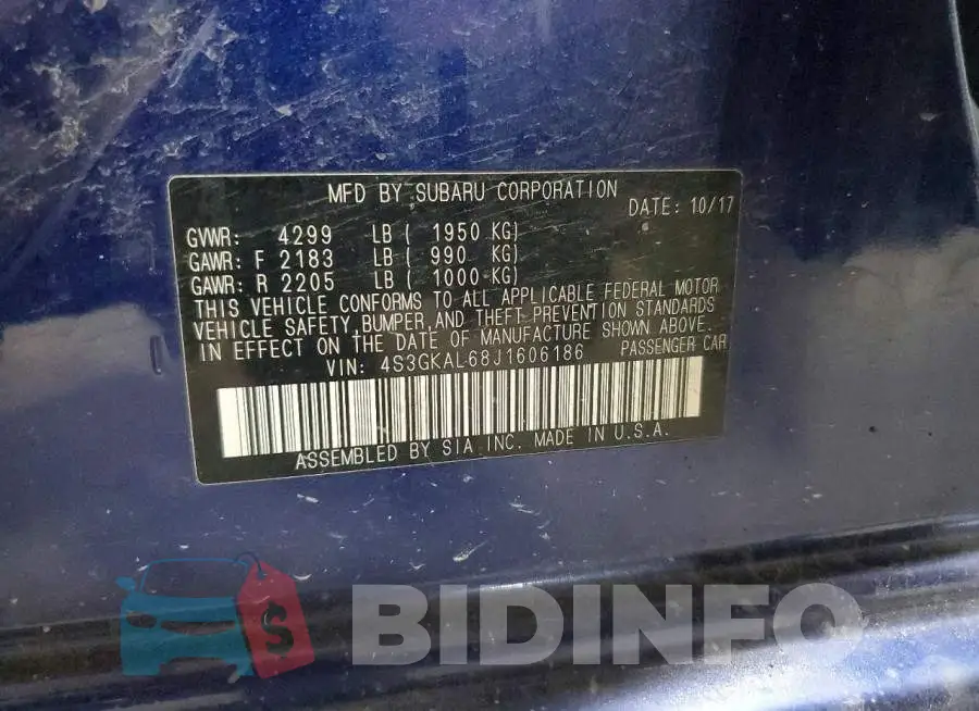 4S3GKAL68J1606186 Photo# 12