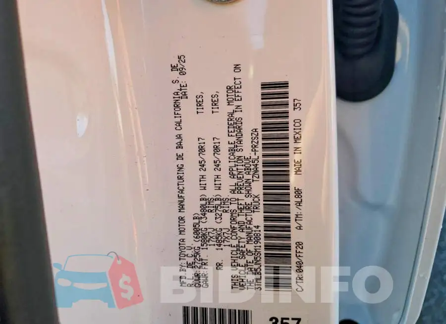 3TMLB5JN5SM190814 Photo# 12