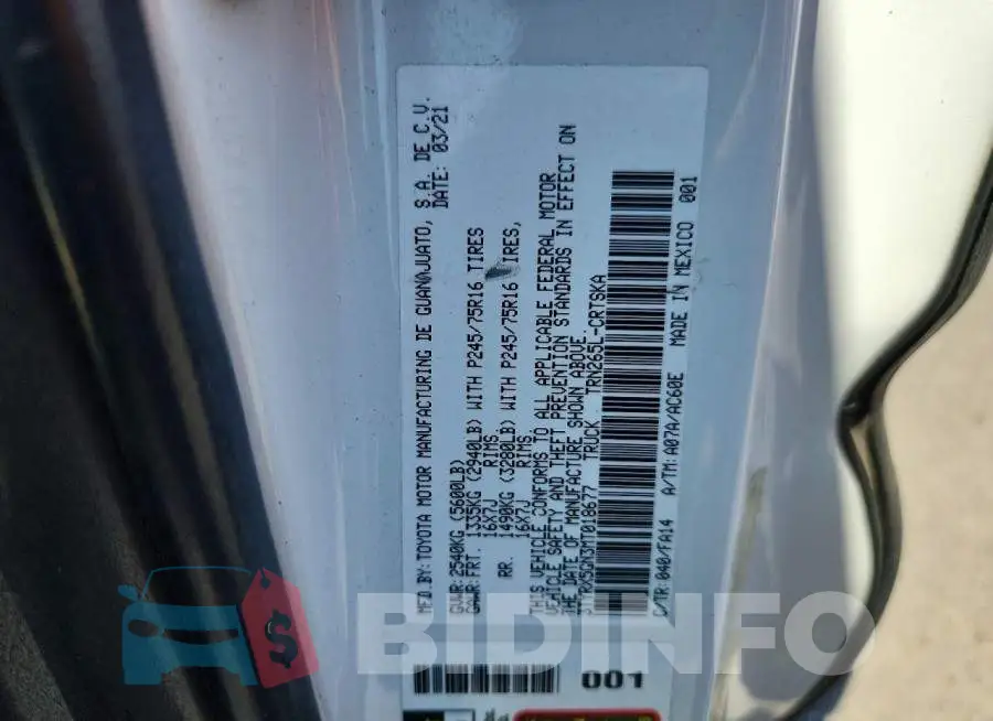 3TYRX5GN3MT018677 Photo# 12