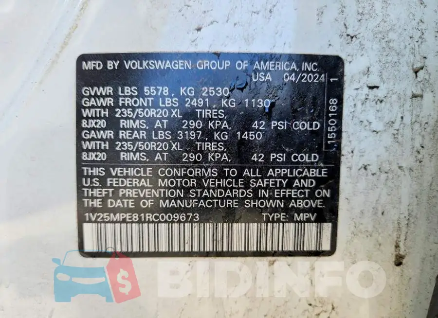 1V25MPE81RC009673 Photo# 14