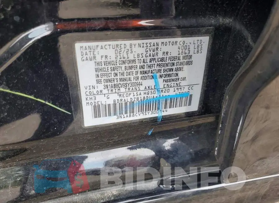 3N1AB8CV9SY300944 Photo# 12