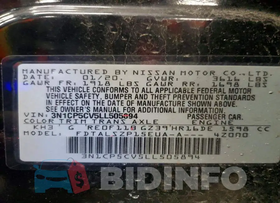 3N1CP5CV5LL505894 Photo# 13