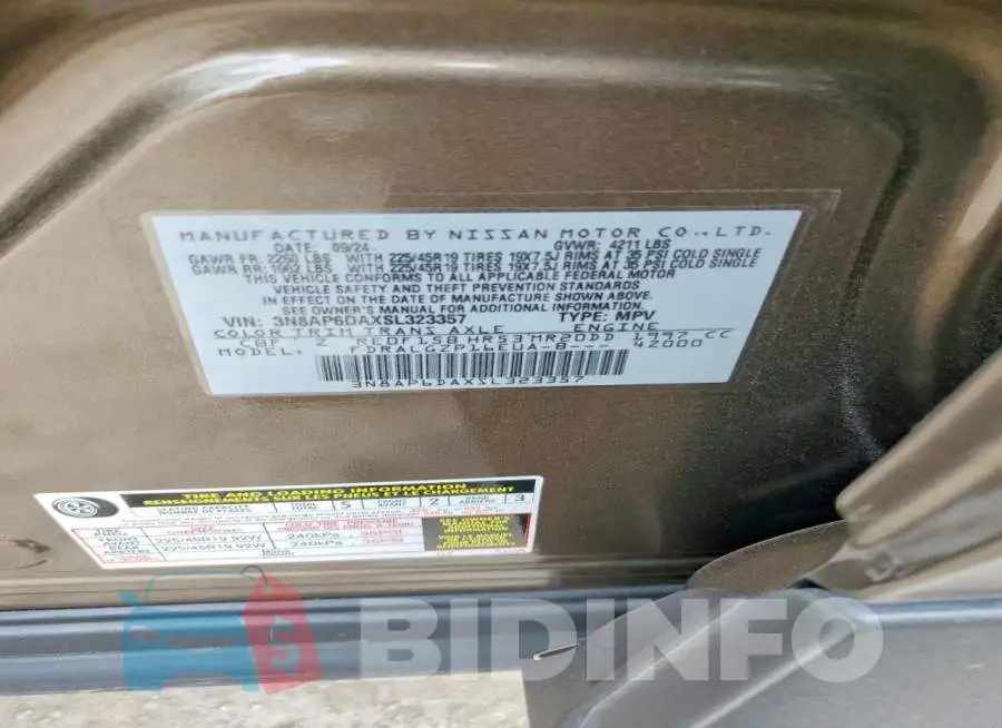 3N8AP6DAXSL323357 Photo# 12