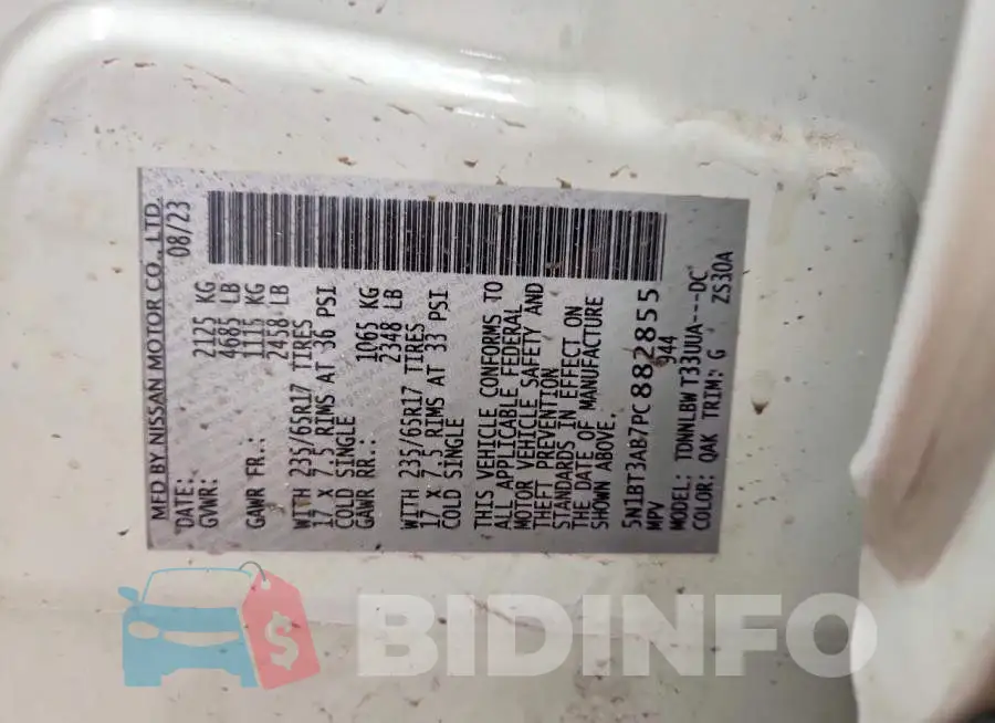 5N1BT3AB7PC882855 Photo# 14
